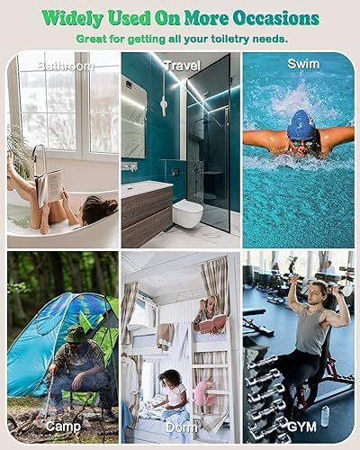 XL Mesh Shower Caddy Portable Bag for Travel and Gym