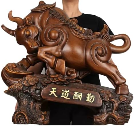 Large Feng Shui Ox Statue for Wealth and Prosperity