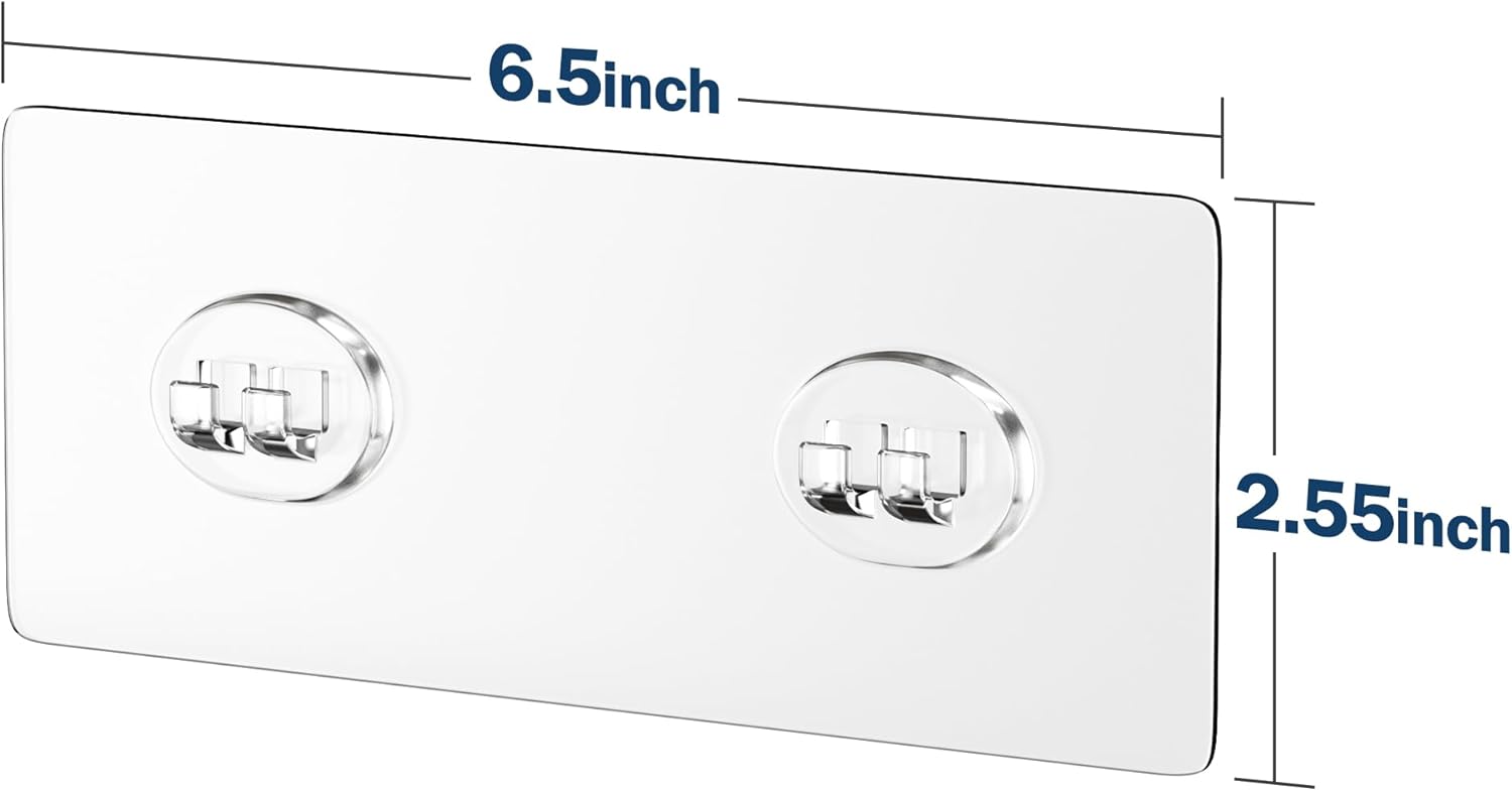 MAXIFFE 4 PCS Adhesive Shower Caddy Replacements