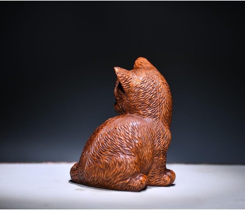 Handcrafted Fox Statue Meditating Home Decor Figurine
