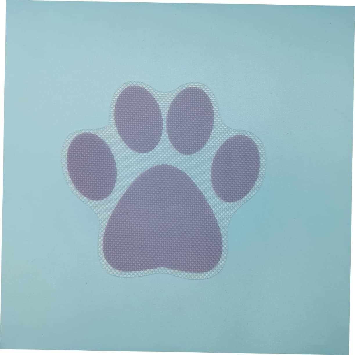 4pcs Cartoon Dog Footprint Bath Stickers - Anti-Slip Decals for Kids