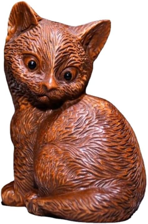 Handcrafted Fox Statue Meditating Home Decor Figurine