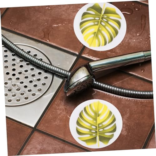 1 Set Leaf Bathtub Stickers Non-Slip Decals for Safety and Fun