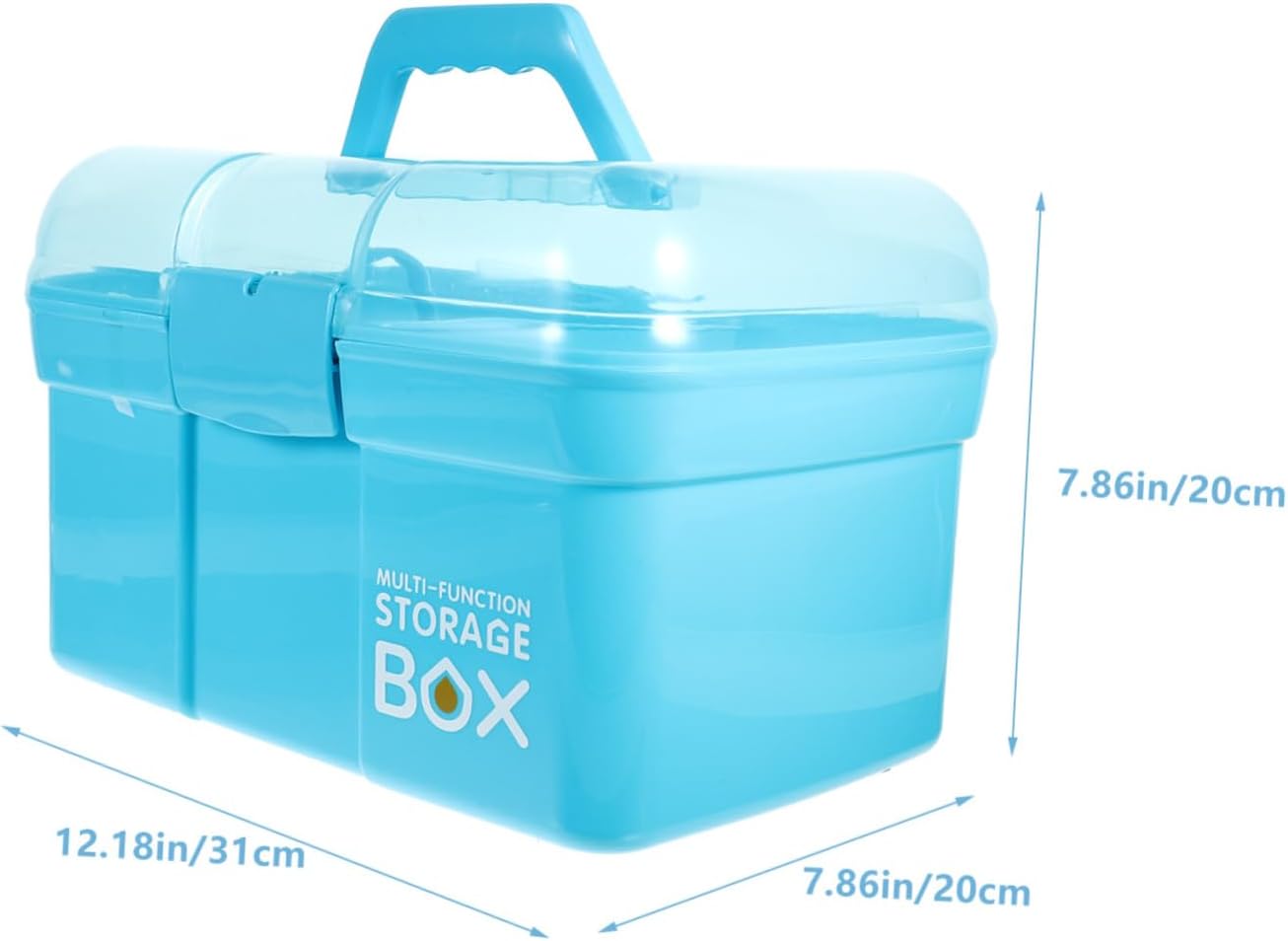 COLLBATH Portable Double Layer Medicine Cabinet