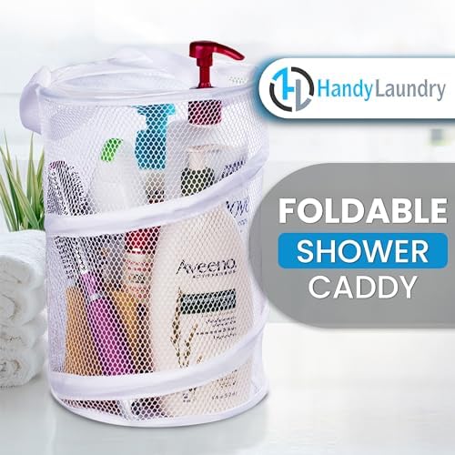 Handy Laundry Foldable Shower Caddy - White 1