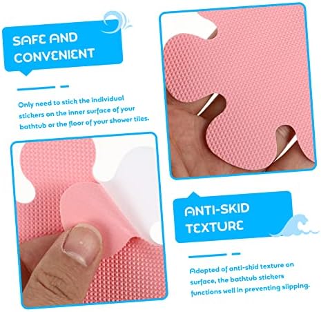 Ciieeo Non-Slip Bathtub Stickers 1 Set Anti-Skid Adhesive