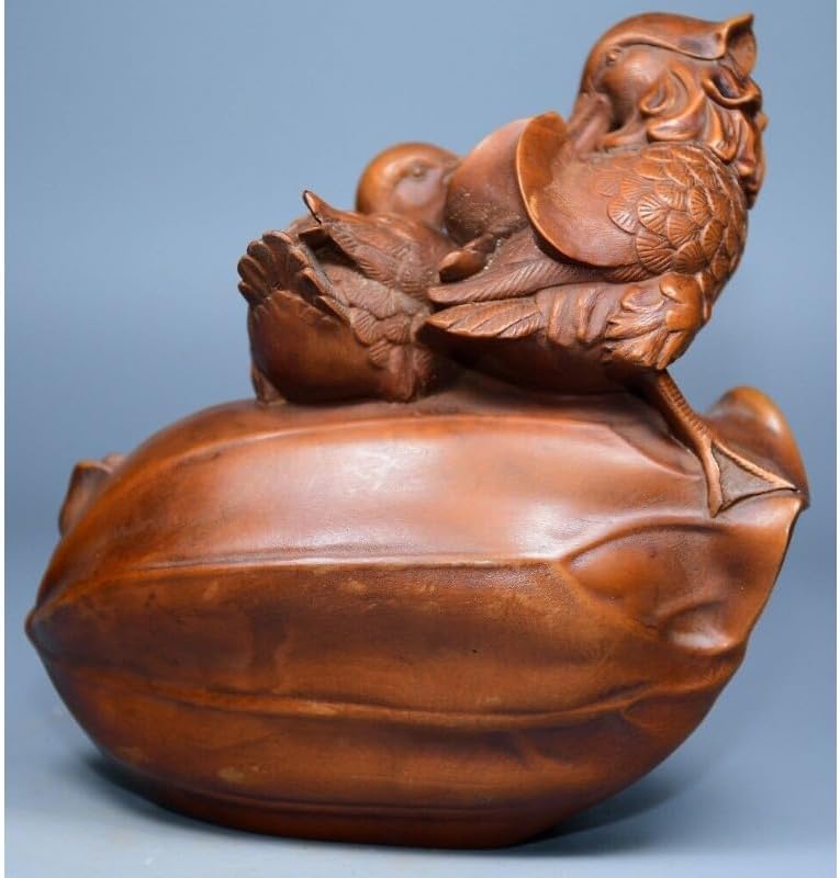 Handcrafted Mandarin Duck Statue Home Decor