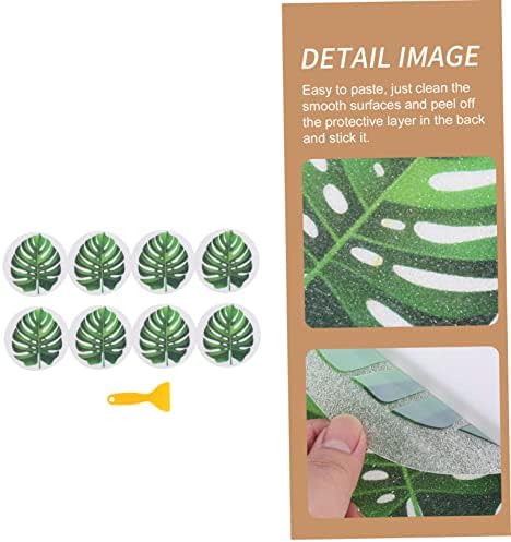 Leaf Shaped Non-Slip Bathtub Decals Stickers