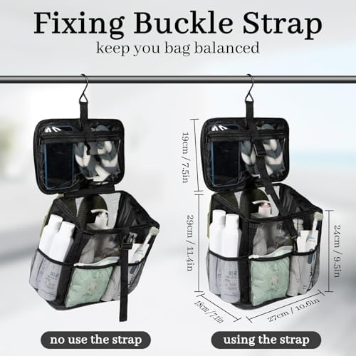 Lemoobolsa Mesh Shower Caddy Black