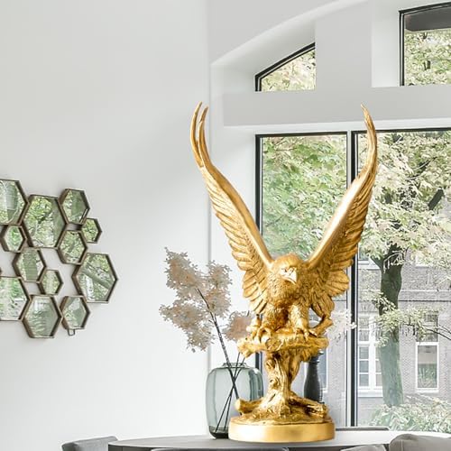 YouFine Bronze Golden Eagle Sculpture 315 High 1