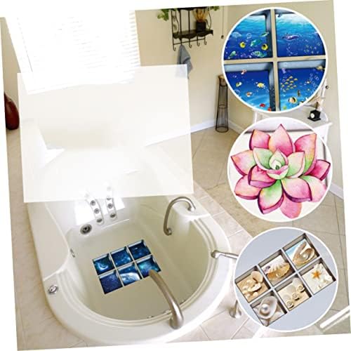6pcs Bathtub Stickers Safe for Kids Easy to Install