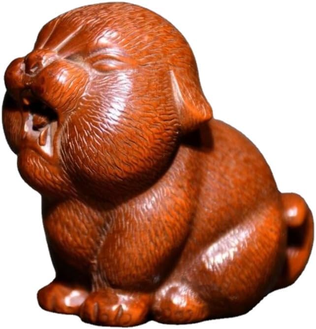 LimpaC Boxwood Tiger Roar Meditating Sculpture