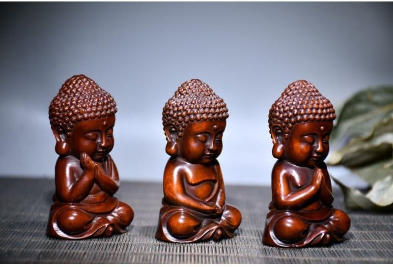LimpaC Collection Boxwood Small Buddha Statues