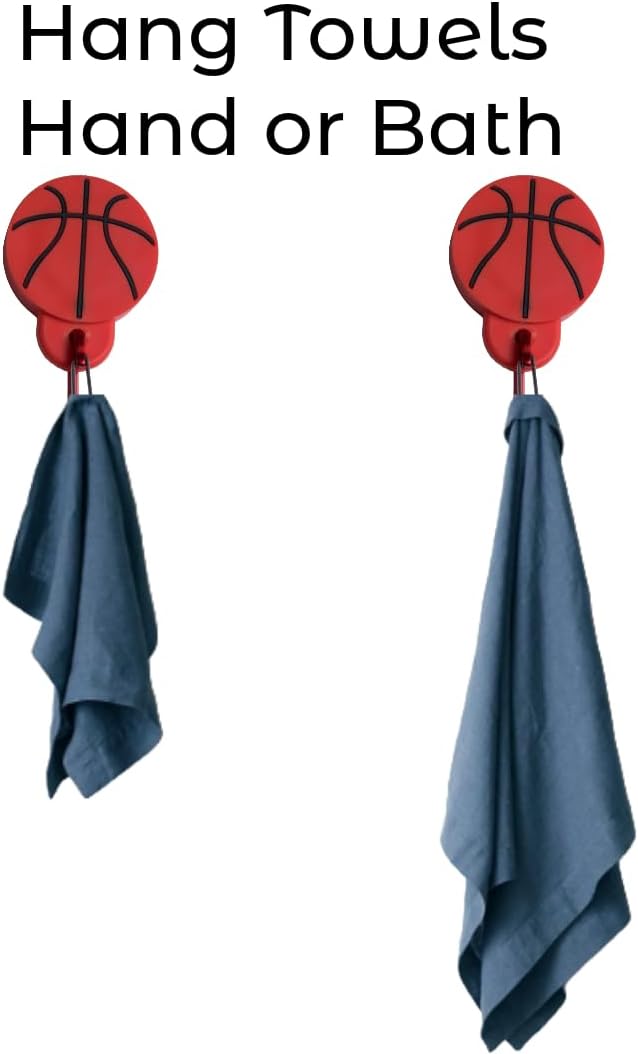 Towel Bud Magnetic Holder Basketball Unicorn Design