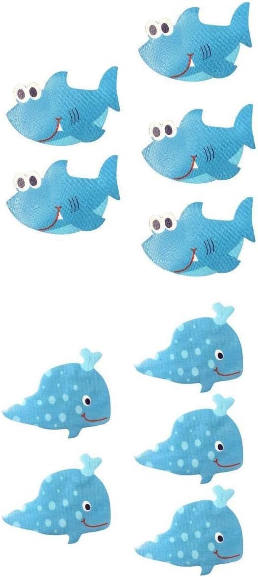 Non-Slip Animal Decals Bath Tub Stickers 10pcs