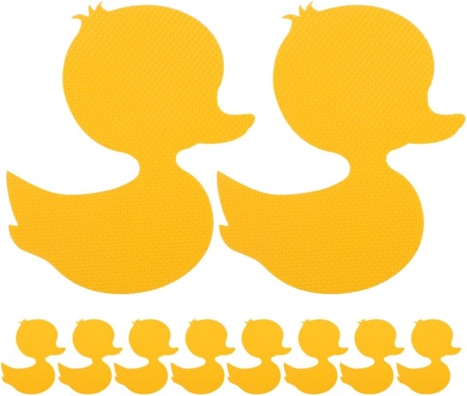 PRETYZOOM 20pcs Duck Bath Stickers Non-Slip Safety Decals 1