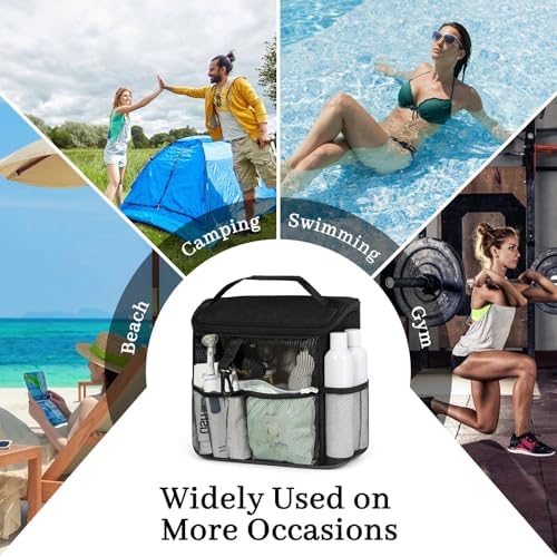 Lemoobolsa Mesh Shower Caddy Black