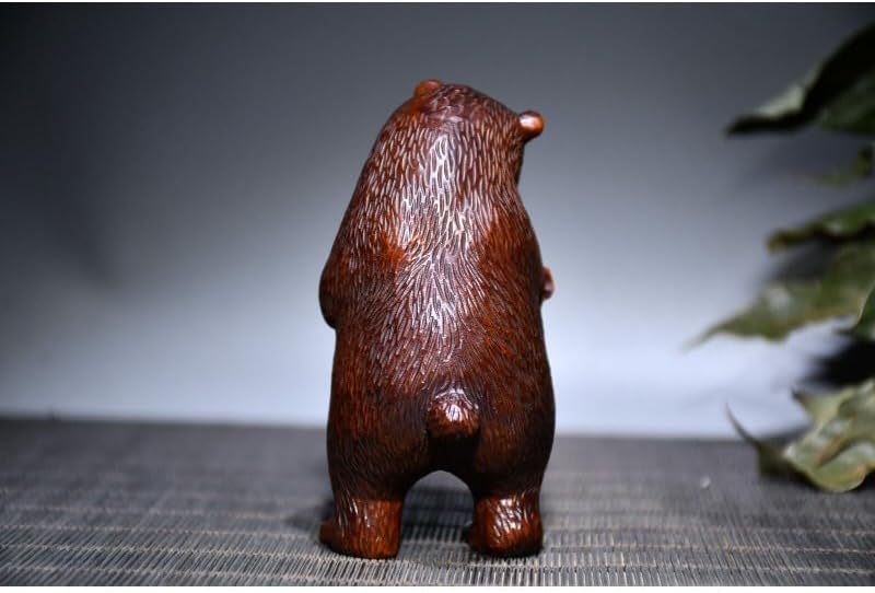 LimpaC Handcrafted Boxwood Selenarctos Thebetanus Statues