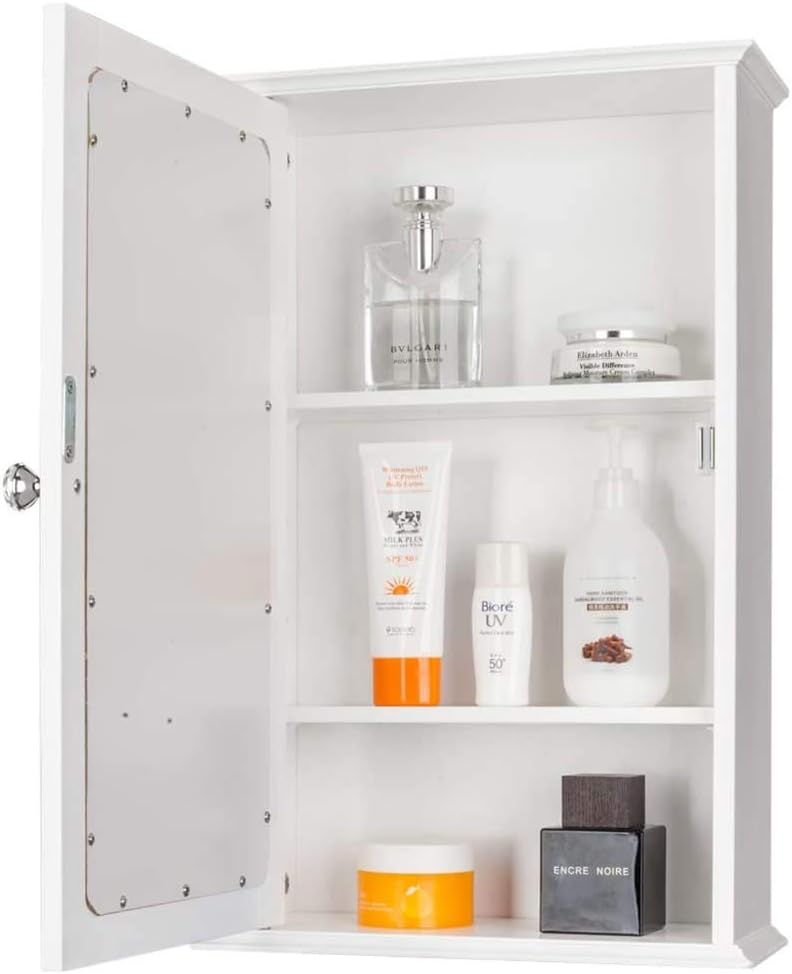 Wintue BTIF Single Door Mirror Cabinet