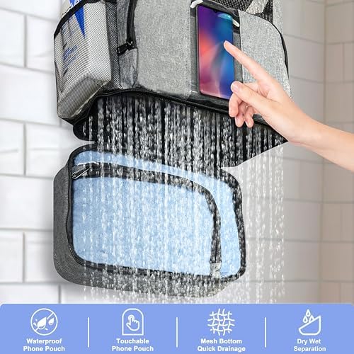 TOPMELON Portable Shower Caddy for Travel and Dorm