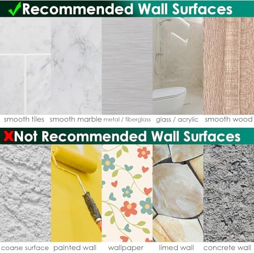 Jovware 14 Pack Shower Caddy Adhesive Replacement 1