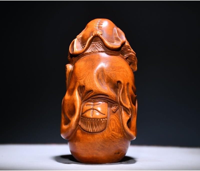 LimpaC Handcrafted Boxwood Zhong Kui Statue