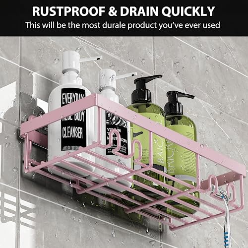 Moforoco Shower Caddy Organizer with Hooks