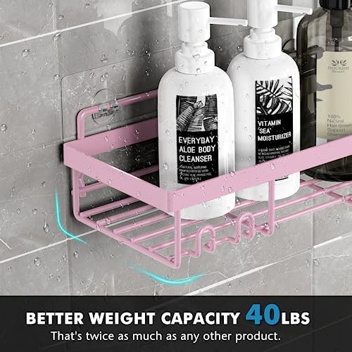 Moforoco Shower Caddy Organizer with Hooks