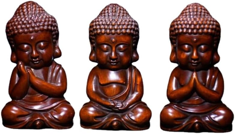 LimpaC Collection Boxwood Small Buddha Statues