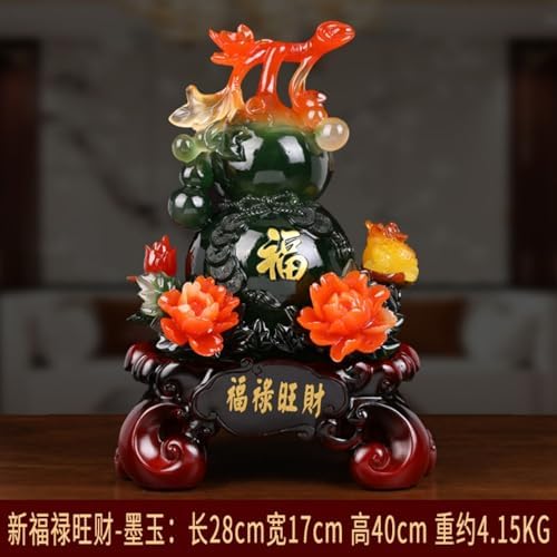Feng Shui Wealth and Prosperity Resin Statue - 830