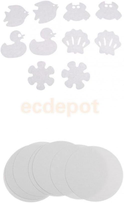 Non-Slip Bath Stickers 10pcs Cartoon Design