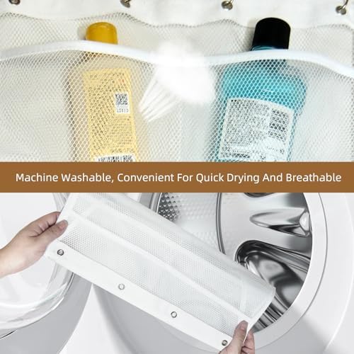 EMLTHORY 2PCS Mesh Shower Organizer with Pockets