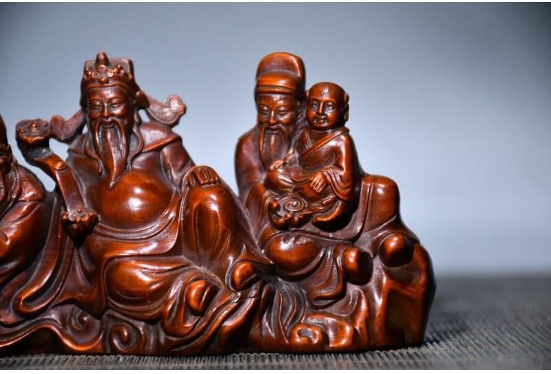 LimpaC Collection Boxwood 3 Durability Gods Pen Holder Statues