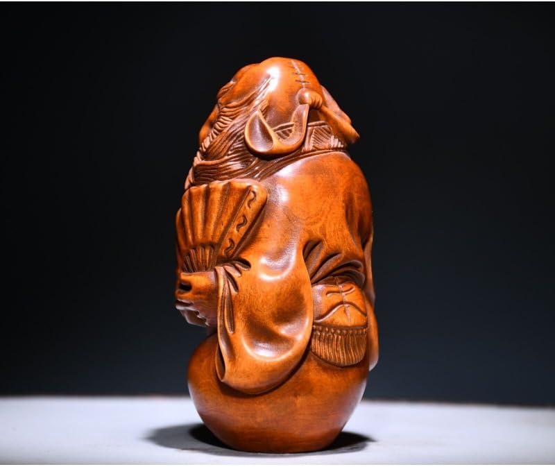 LimpaC Handcrafted Boxwood Zhong Kui Statue