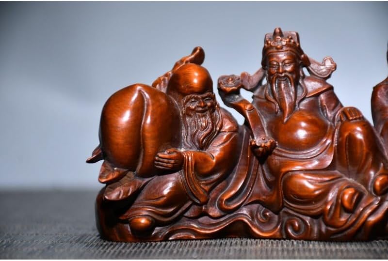 LimpaC Collection Boxwood 3 Durability Gods Pen Holder Statues