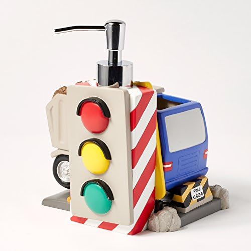 Dream FACTORY Trains and Trucks Bathroom Accessories Set