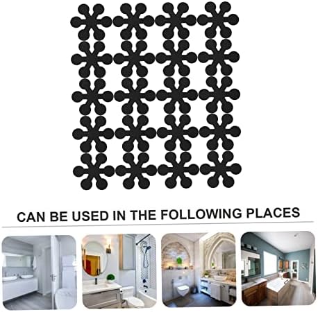 FELTECHELECTR Non-Slip Bath Tub Stickers 20-Pack Snowflake Design