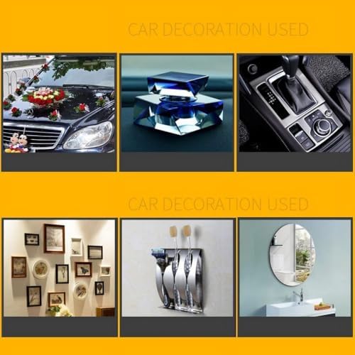10Pcs Transparent Wall Mount Sticky Pads for Shower Caddy Organizer Hooks