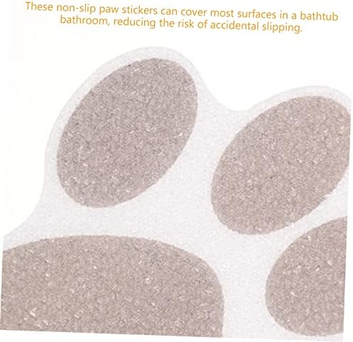 VOSAREA 10Pcs Non-Slip Shower Stickers for Bathtub Safety