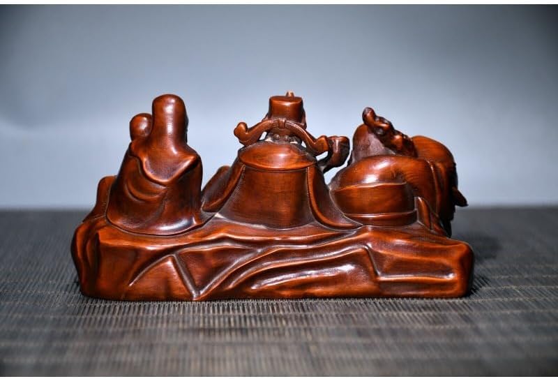 LimpaC Collection Boxwood 3 Durability Gods Pen Holder Statues