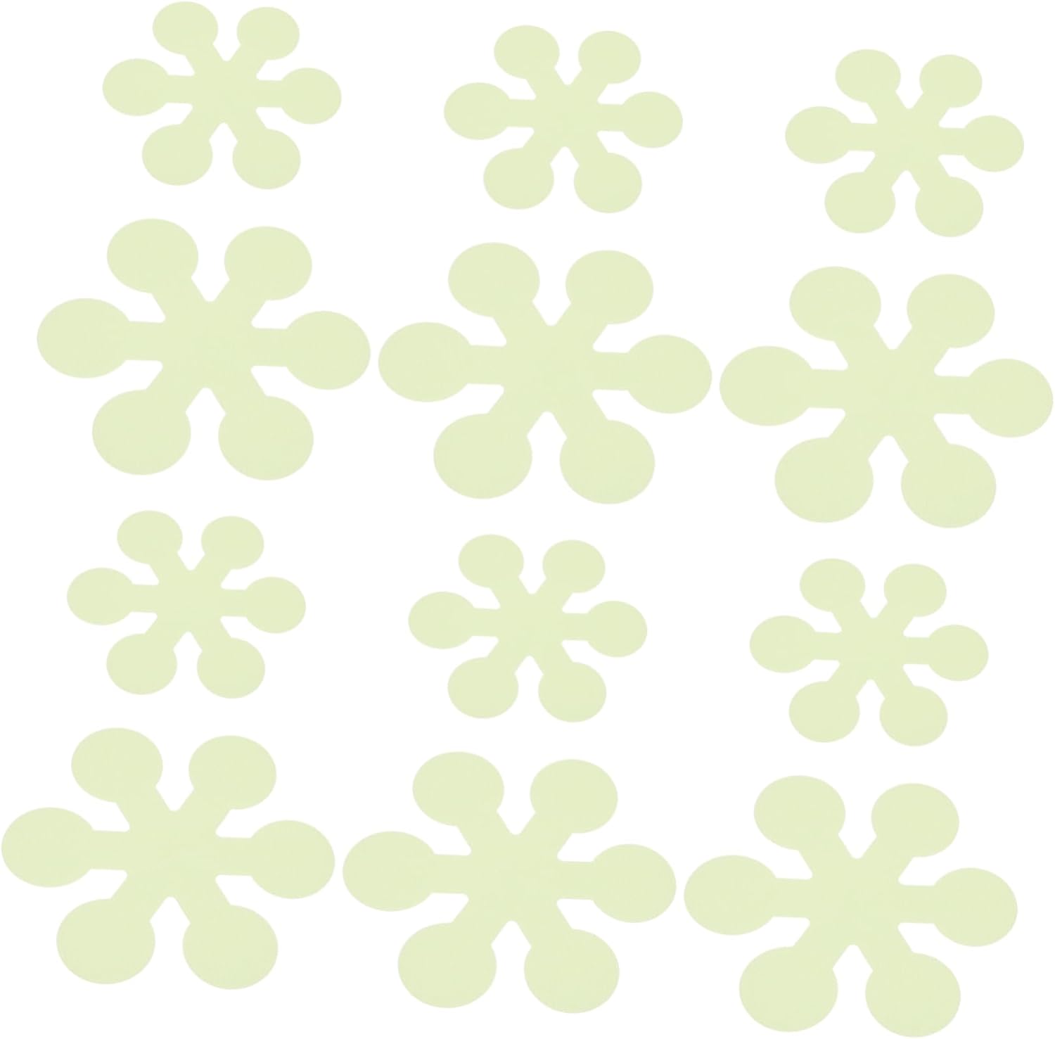20pcs Snowflake Non-Slip Stickers for Bathtub Safety