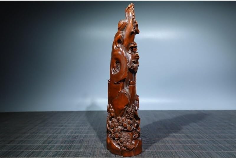 LimpaC Mini Boxwood Meditating Woman Statue