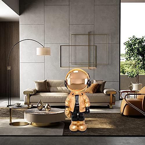 AURTEM Dreamer Starlight Astronaut Statue - Space Themed Art Sculpture