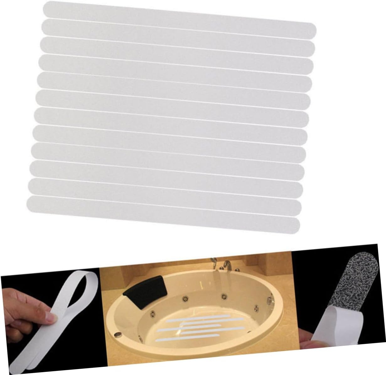 ABOOFAN Non-Slip Bath Safety Strips for Tubs Showers and Floors