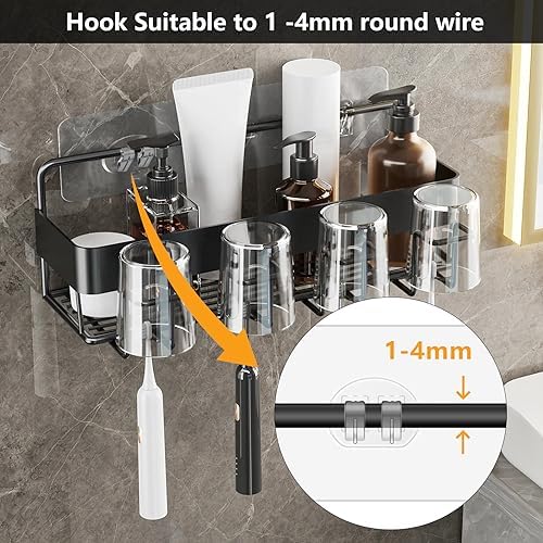 Spiglamm 8 Pack Shower Caddy Hooks Replacement