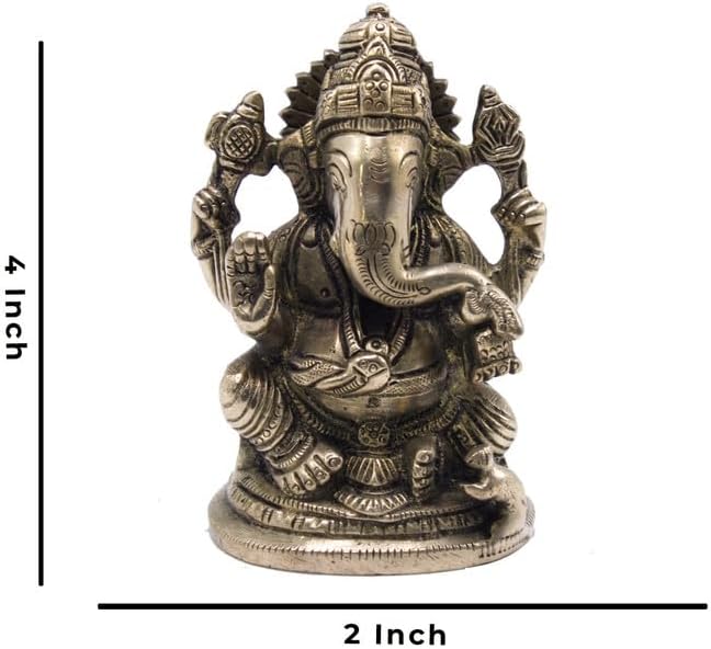 Statuestudio Brass Ganesha Idol Decor Statue