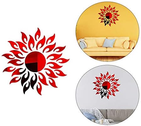 Nudsfuii Wall Sunflower Sculpture Acrylic Home Decor