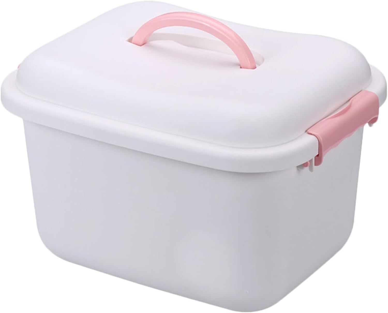 Alipis 1pc Plastic Medicine Cabinet Organizer Case Portable Storage Box