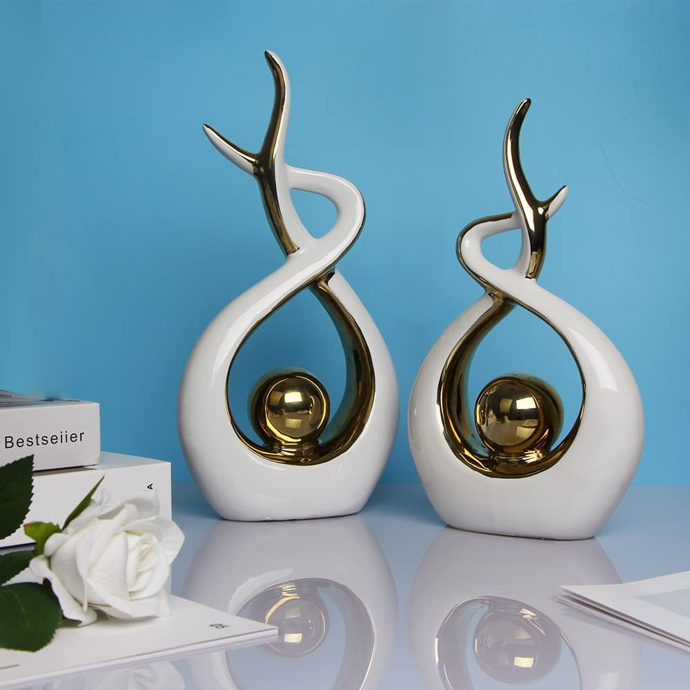 Norrclp Modern Abstract Art Ceramic Statue