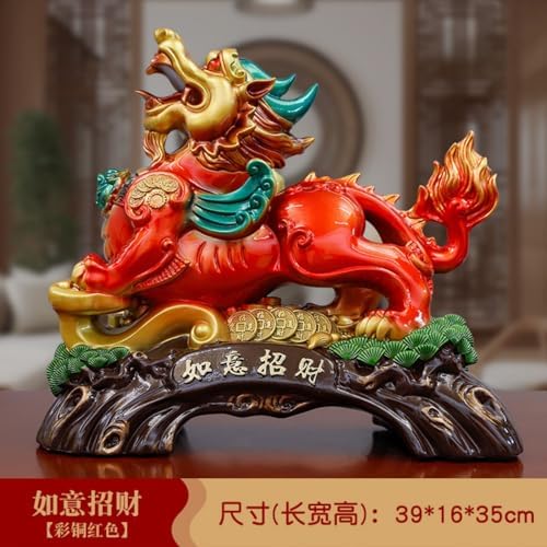 Large Feng Shui Resin Wealth Attraction Statues